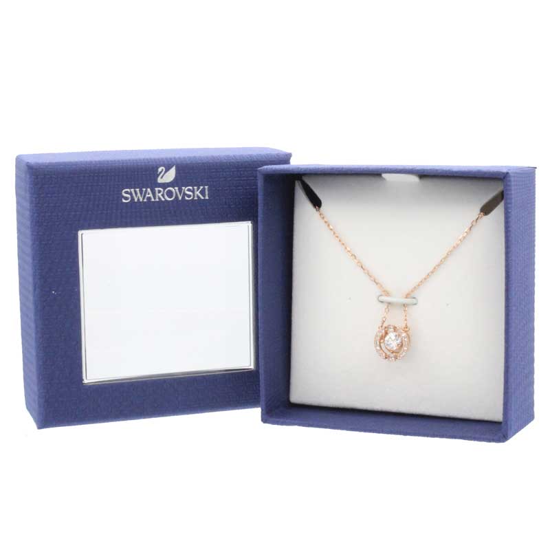 Swarovski Sparkling Dance Collection Rose Gold Necklace