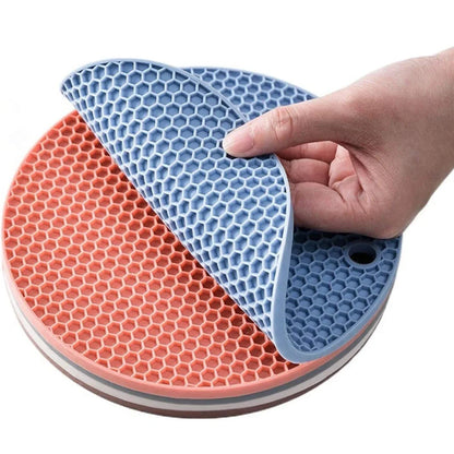 6 Pcs Honeycomb Silicone Trivet Set