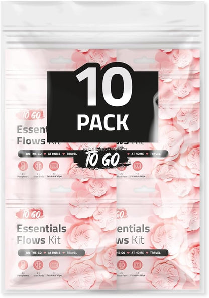 Essential Flows Kits Pack of 10 (Pink)
