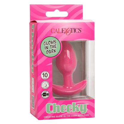 CalExotics Cheeky Vibrating Glow-In-The-Dark Butt Plug