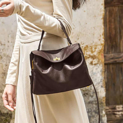 Cloud Leather Satchel Bag