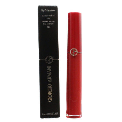 Giorgio Armani Lip Maestro Liquid Lipstick 416 Scarletto Red