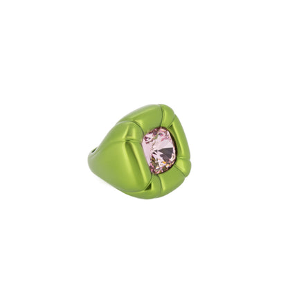 Swarovski Dulcis Green Cocktail Ring 5609724 Size 58