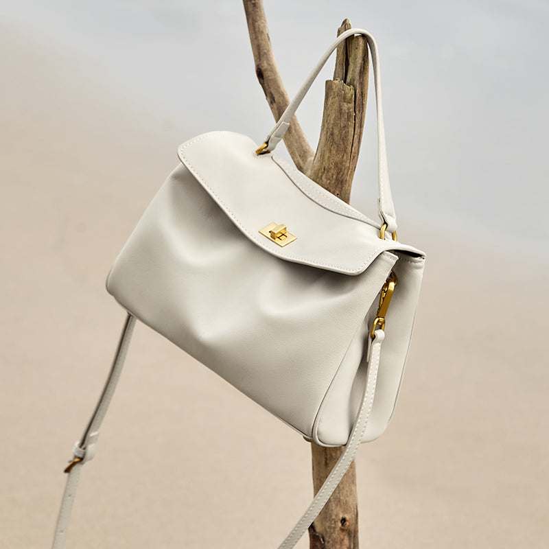 Cloud Leather Satchel Bag