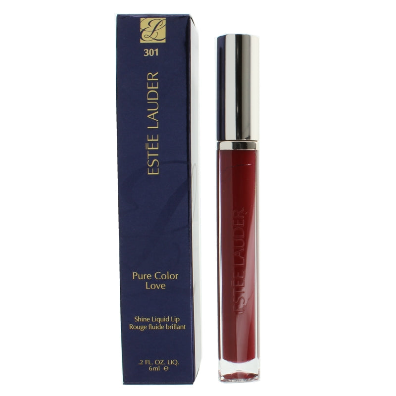 Estee Lauder Pure Colour Love Shine Liquid Lipstick 301 Burning Kiss Red