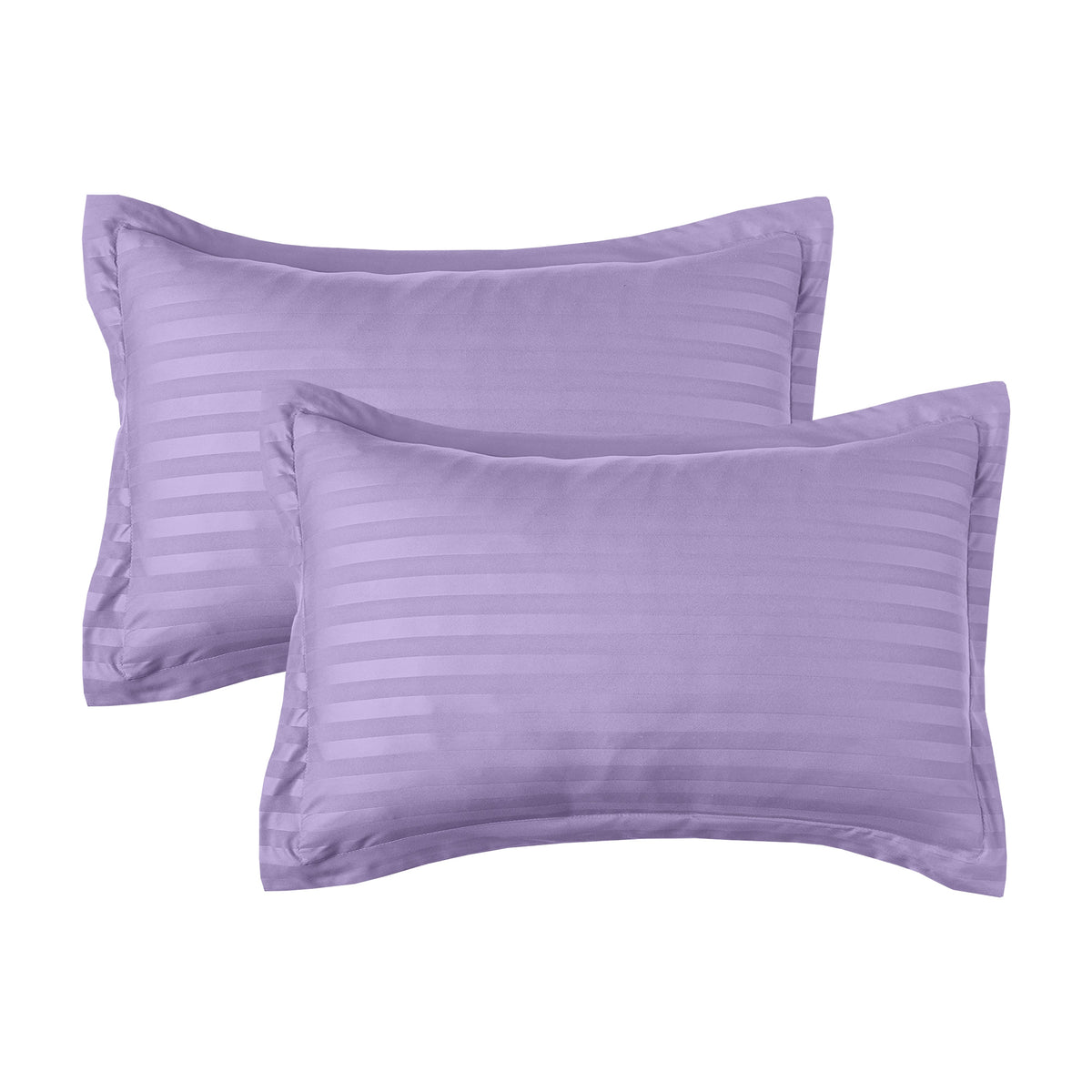 Elegant Comfort 8-Piece Dobby Stripe Comforter Set - Includes 4-Piece Sheet Set with Double Sided Storage Pockets