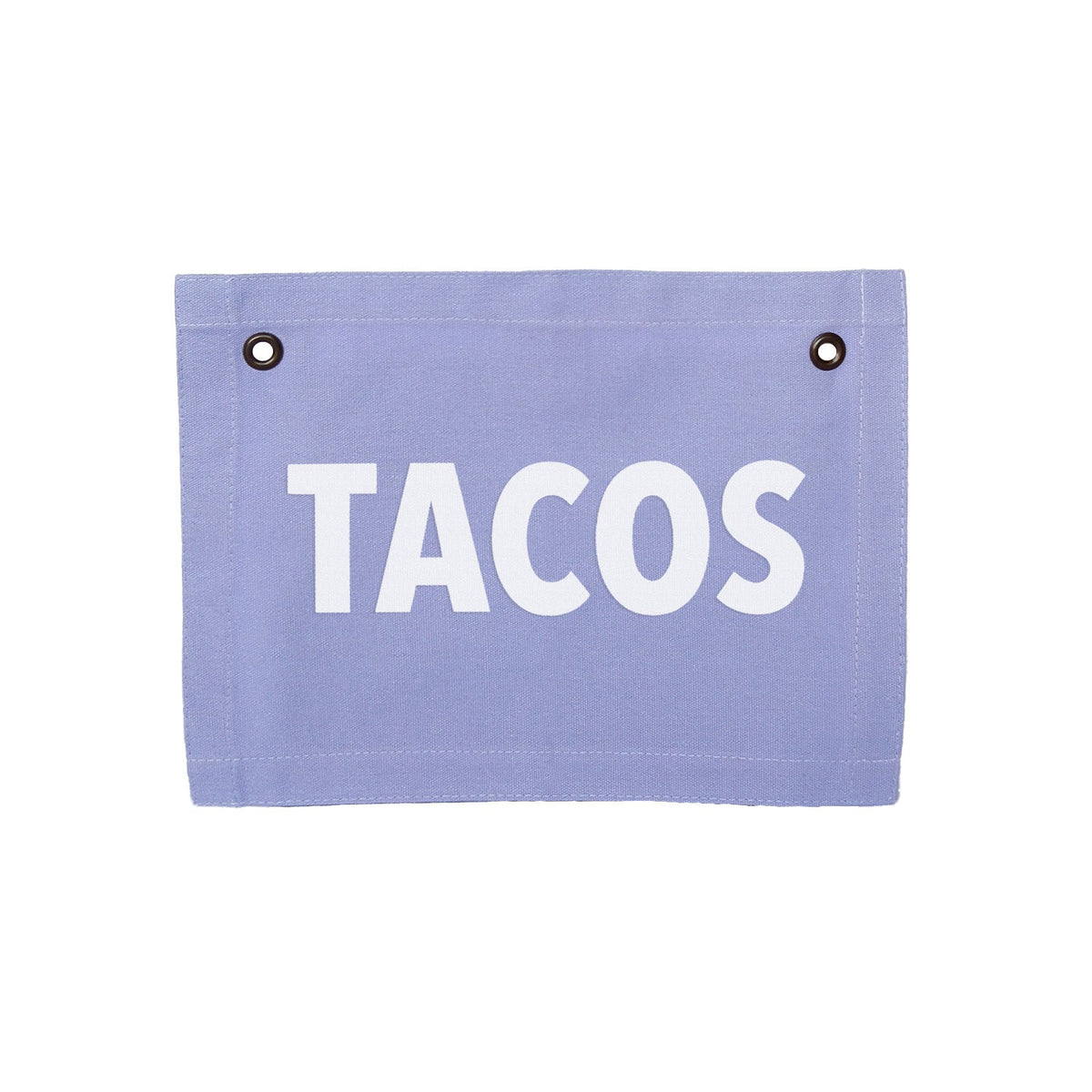 Frankie Jean Tacos Small Canvas Flag