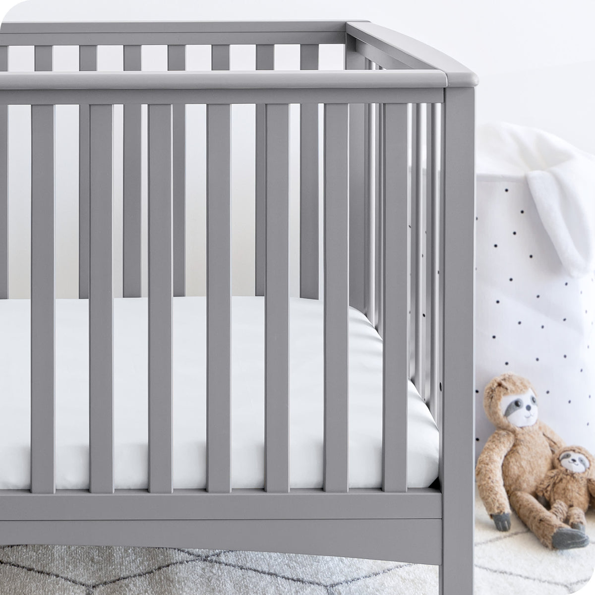 Bare Home Fitted Crib Microfiber Sheet