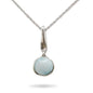 Liquido Larimar Stone Sterling Silver Necklace By Marahlago