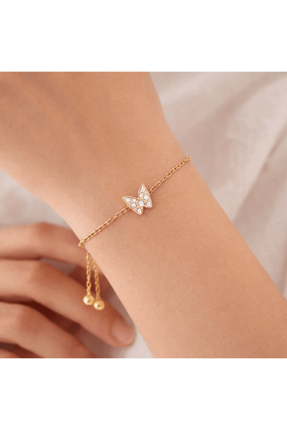 Adjustable Butterfly Bracelet