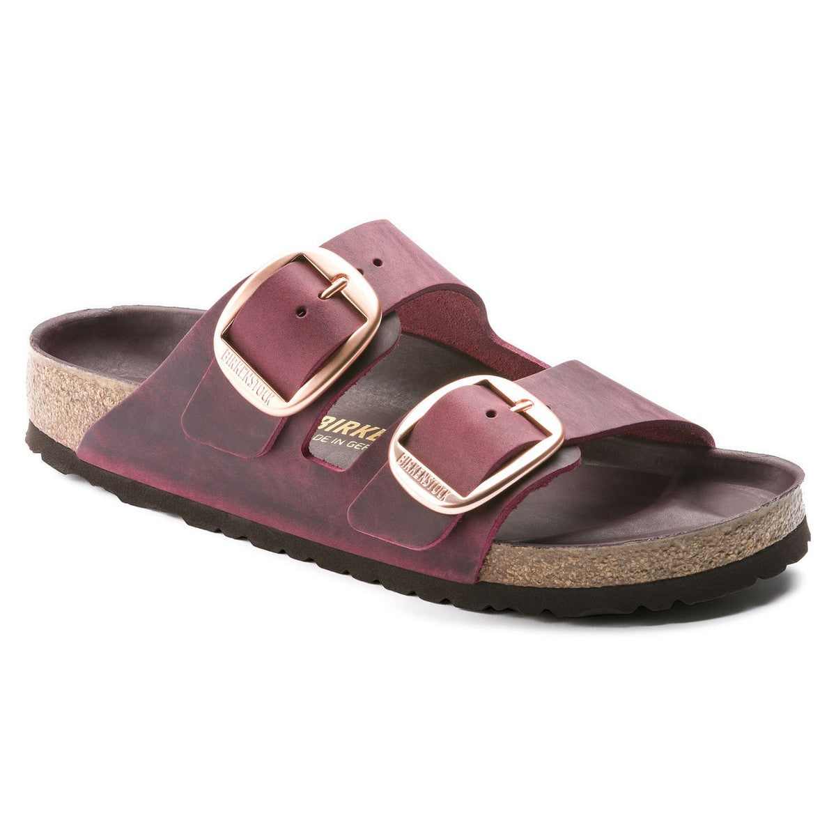 Birkenstock Arizona Big Buckle Oiled Leather Zinfandel