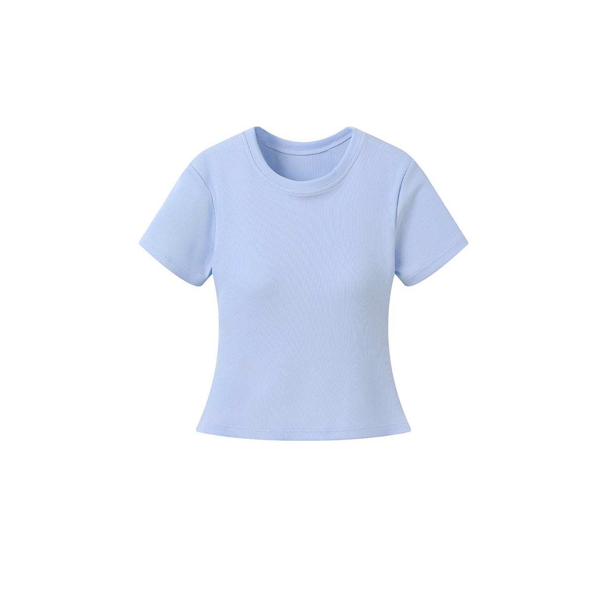 Buttery Soft Built-In Padded Bra Short Sleeve T-Shirt