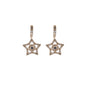 Swarovski Rose Gold Star Earrings 5617769