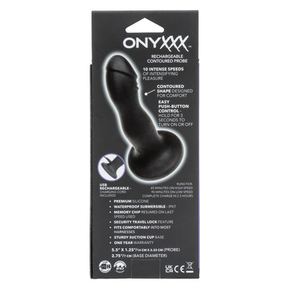 CalExotics Onyxxx Rechargeable Contoured Probe