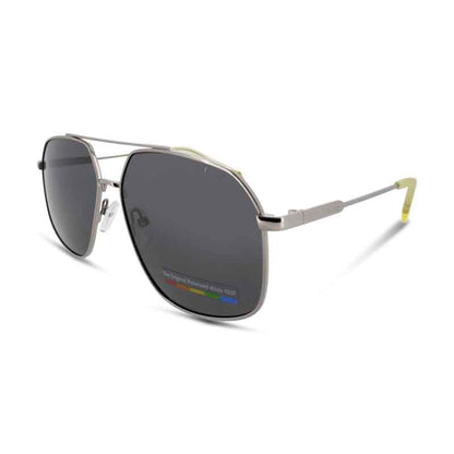 Polaroid Ruthenium Hexagonal Sunglasses PLD 6173 6LBM9 *EX DISPLAY*