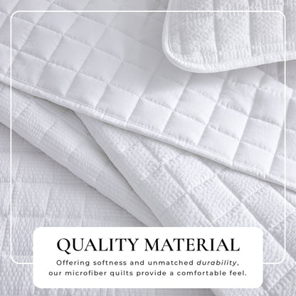 Box-Stitched Seersucker Quilt Set - Seersucker Collection