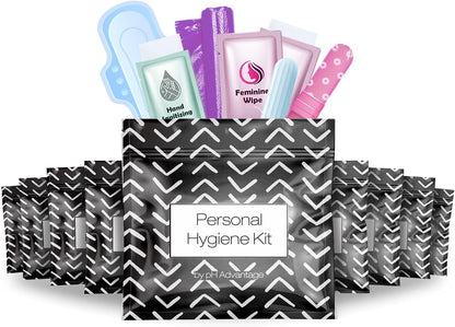 Feminine Hygiene Kits Pack of 10 (Black Treads)