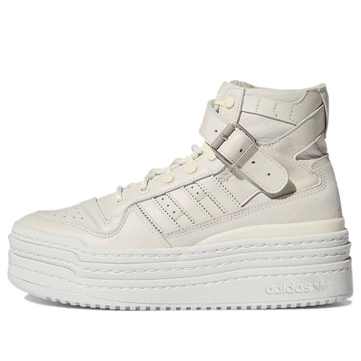 adidas Women's Triple Platforum Hi 'Off-White' Sneakers