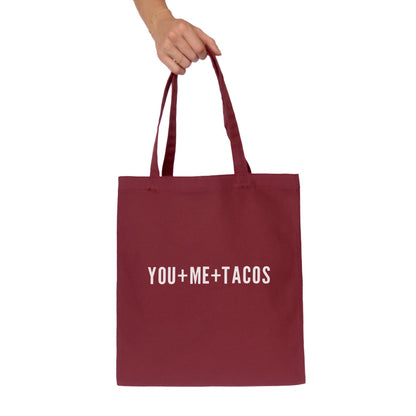 Frankie Jean You + Me + Tacos Tote Bag