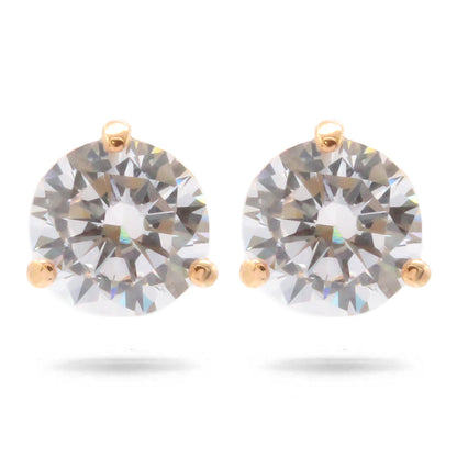 Swarovski Solitaire Rose Gold Earrings