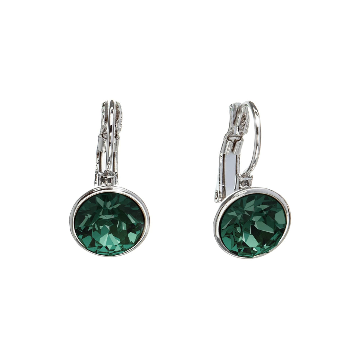 Classic Leverback Earrings with Sparkling Swarovski Crystals by callura