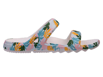 Fusion Slim Tropical Slide Sandals - Wide Width