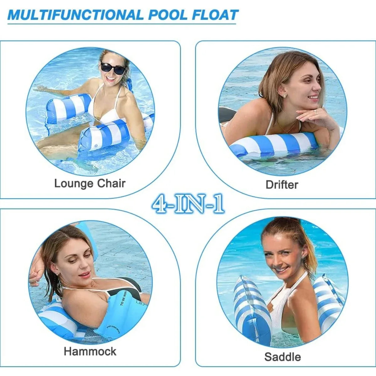 2-Pack Foldable Pool Float