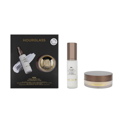 Hourglass Veil Primer Spray30ml  & Setting Powder 10.5g Duo Travel Set
