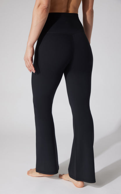 90 Degree by Reflex Lux Hudson Elastic Free V-Back 7/8 Flare Pant
