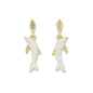 Dolphin Earrings White Khloelle LC0070828
