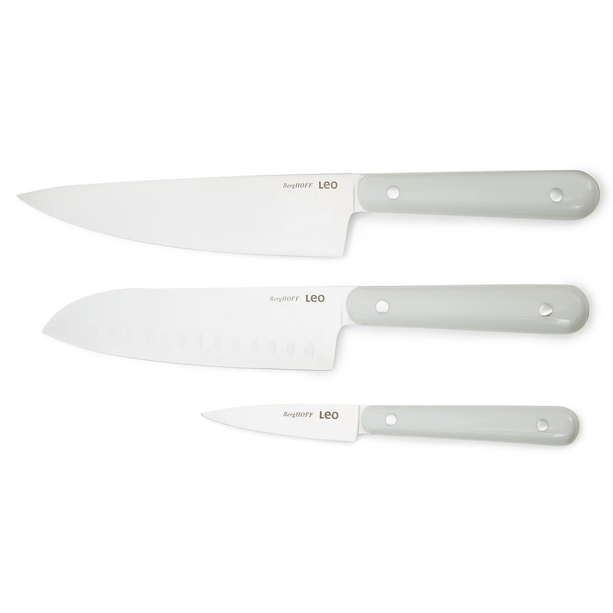 BergHOFF Leo Glints 3Pc Stainless Steel Cutlery Set, Spirit