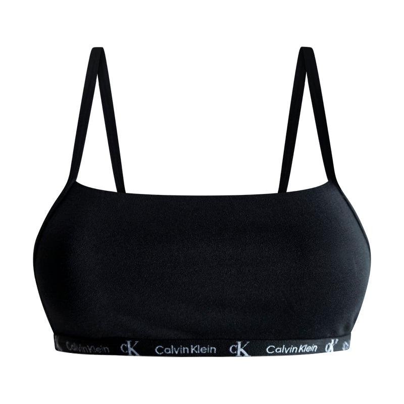 Calvin Klein 1996 Unlined Bralette Womens Black/Grey 2 Pack