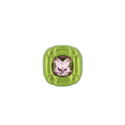 Swarovski Dulcis Green Cocktail Ring 5609724 Size 58