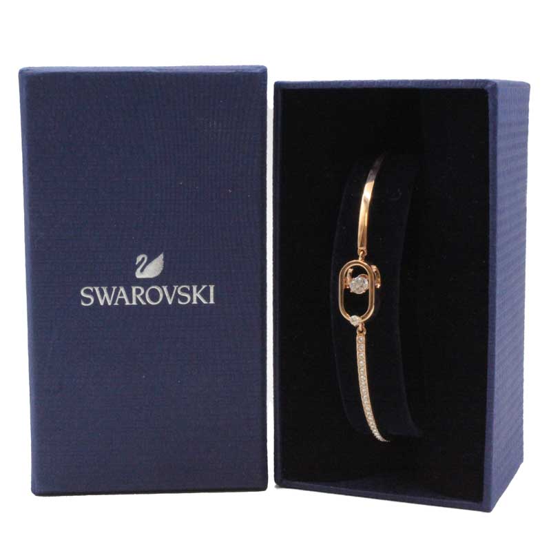 Swarovski Sparkling Dance Rose Gold Bangle Bracelet