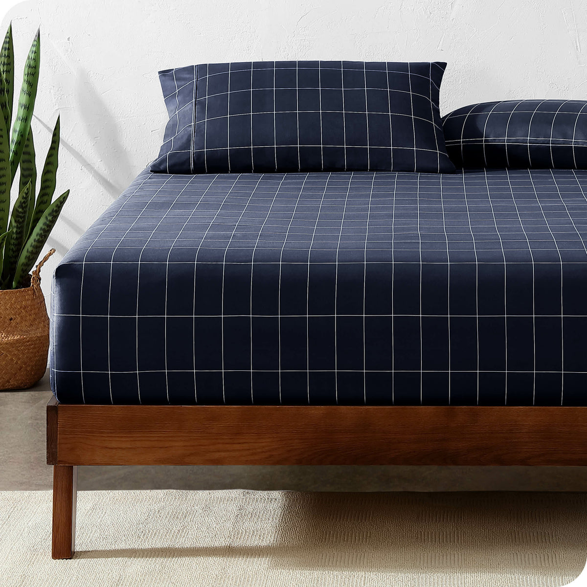 Bare Home Double Brushed Fitted Sheet