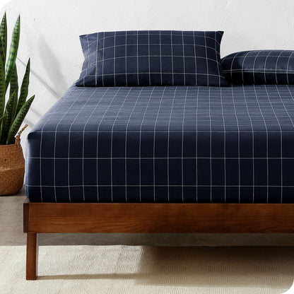 Bare Home Double Brushed Fitted Sheet