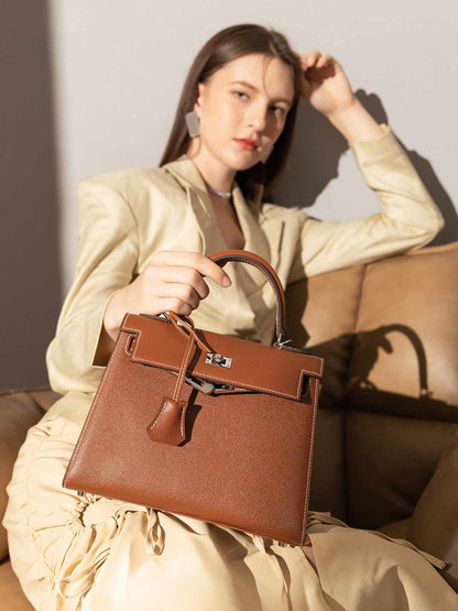 Clifton Leather Top Handle Bag