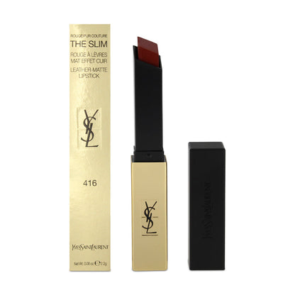 Yves Saint Laurent The Slim Leather-Matte Lipstick 416 Physic Chili