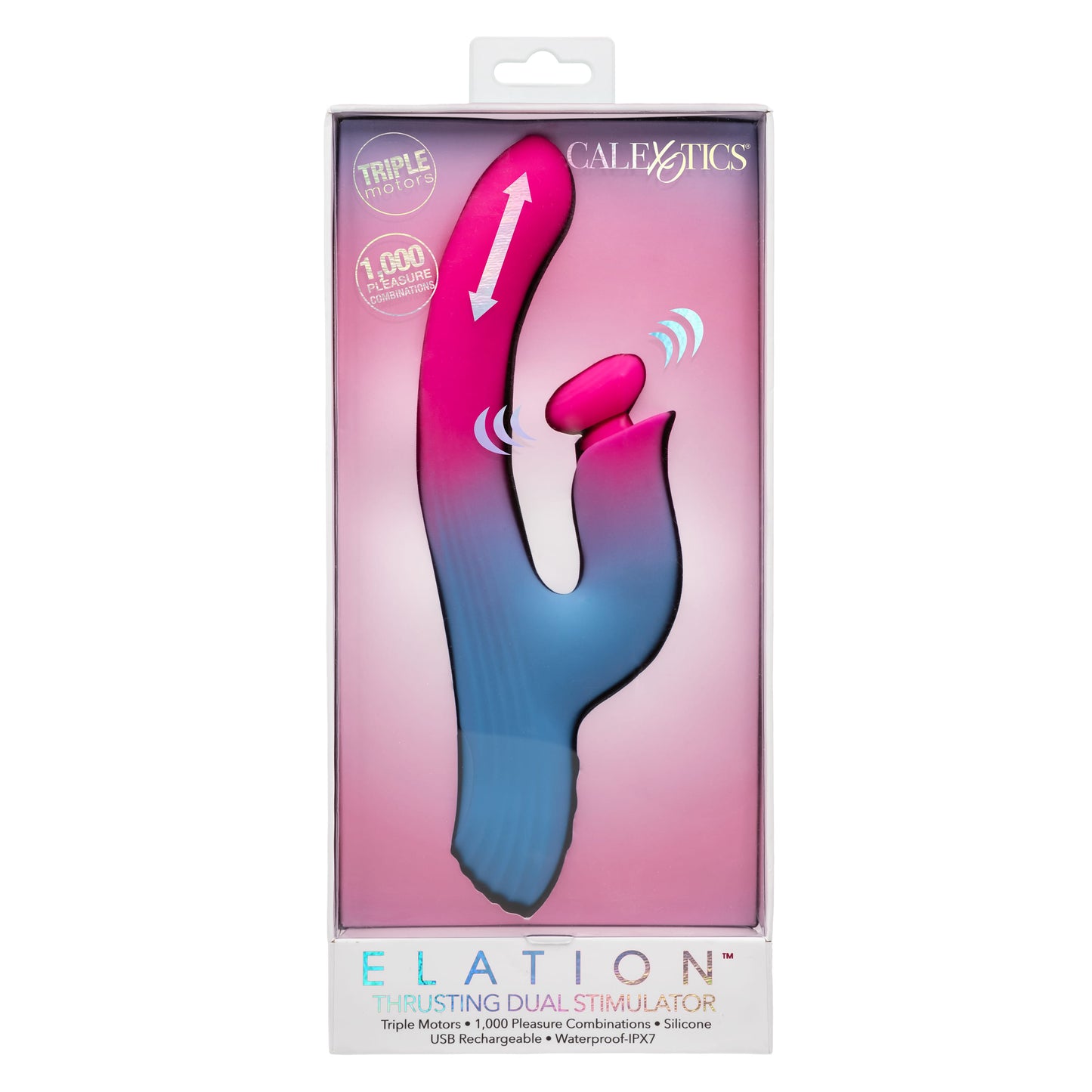CalExotics Elation Thrusting Dual Stimulator