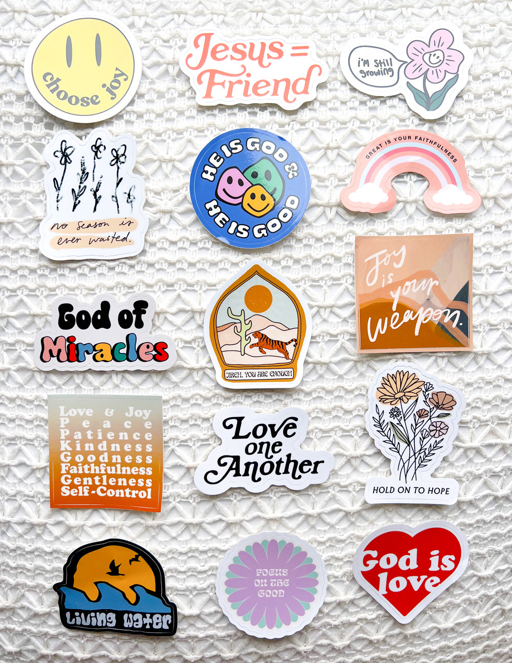 Elevated Faith Mystery Sticker 4-Pack