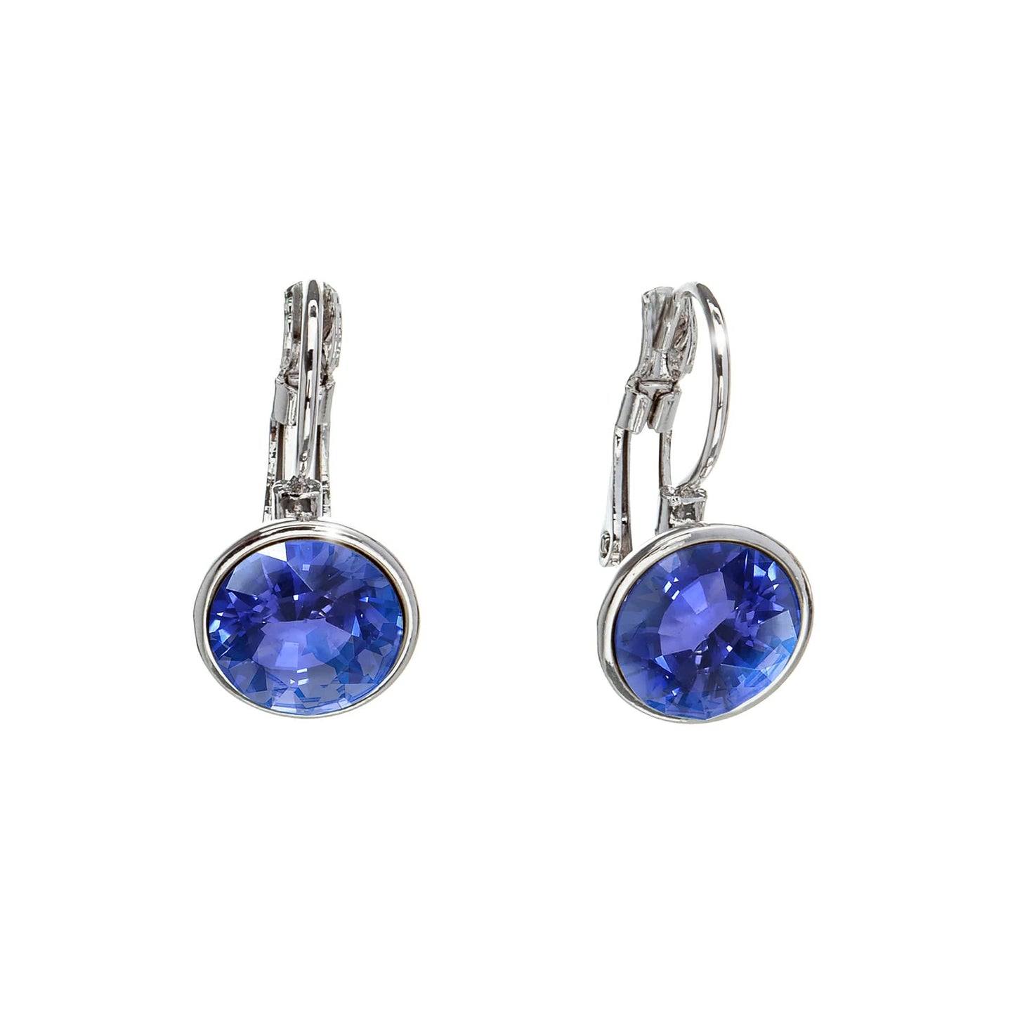 Classic Leverback Earrings with Sparkling Swarovski Crystals by callura