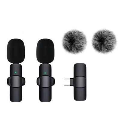 Dual Wireless Lavalier Microphone