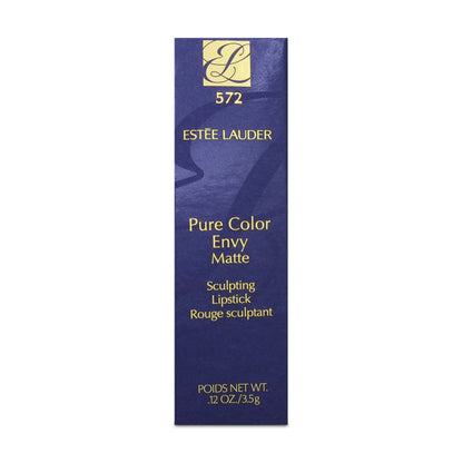 Estee Lauder Red Lipstick Pure Colour Envy Matte Sculpting 572 Fabulous