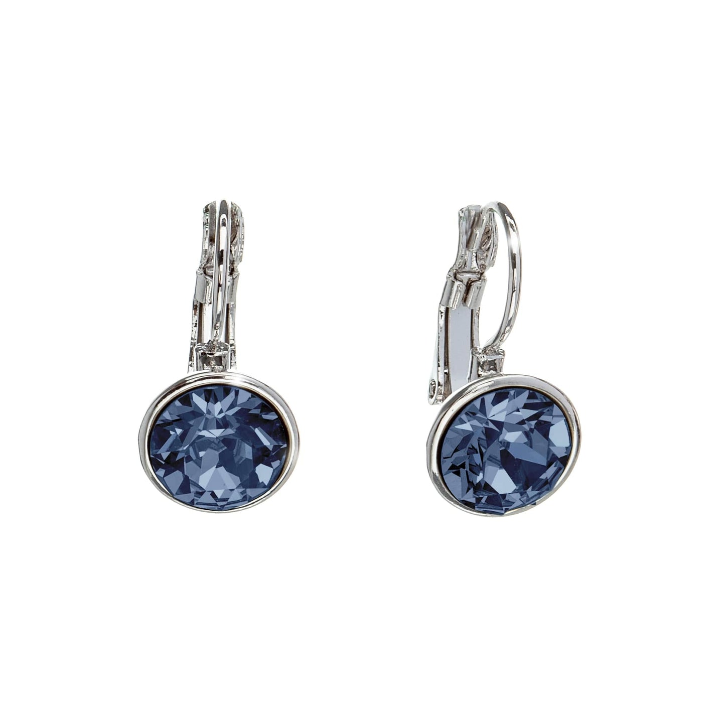 Classic Leverback Earrings with Sparkling Swarovski Crystals by callura