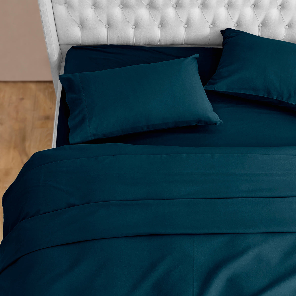 Elegant Comfort 4-Piece Cotton Flannel Sheet Set - 100% Turkish Cotton