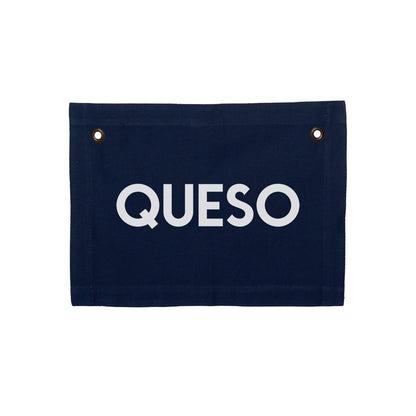 Frankie Jean Queso Small Canvas Flag