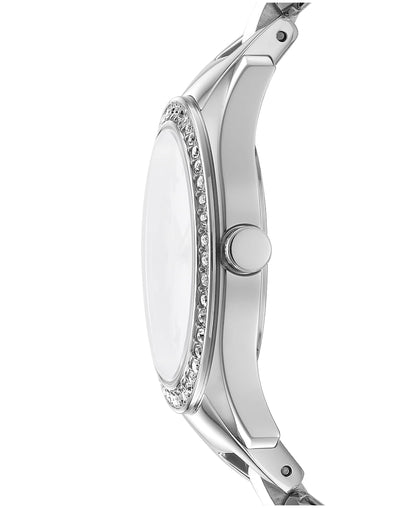 Dk1l075m0015 LOGO Astoria Midi Glitz Silver Women's Watch