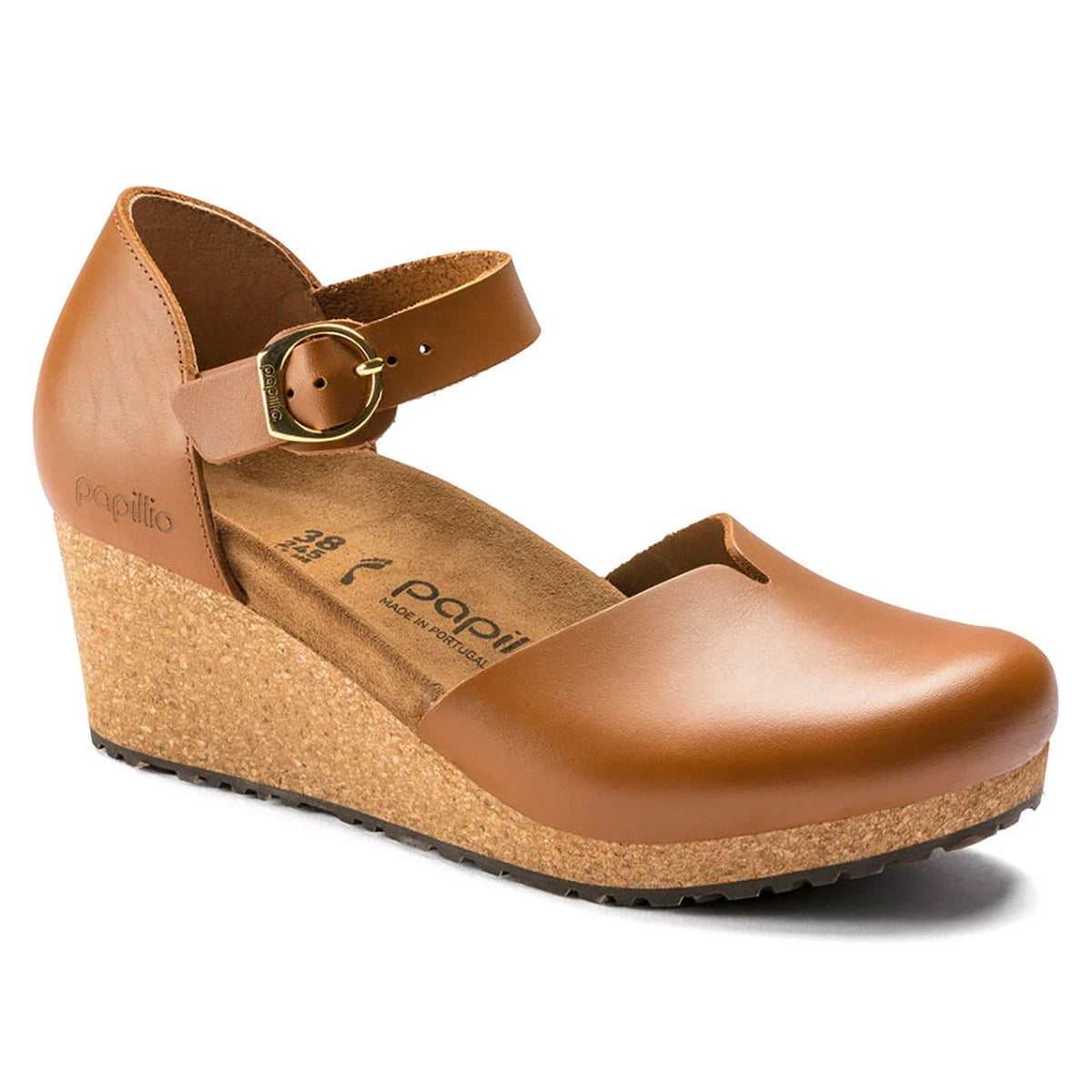 Birkenstock Women's Mary Leather Ginger Brown Sandals