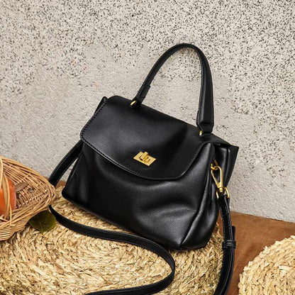 Elegant Leather Satchel Bag