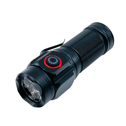 Flipo Tactical 1500-Lumen Mini Rechargeable Flashlight